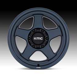 KMC KM728 Lobo Midnight Blue Custom Truck Wheels 3